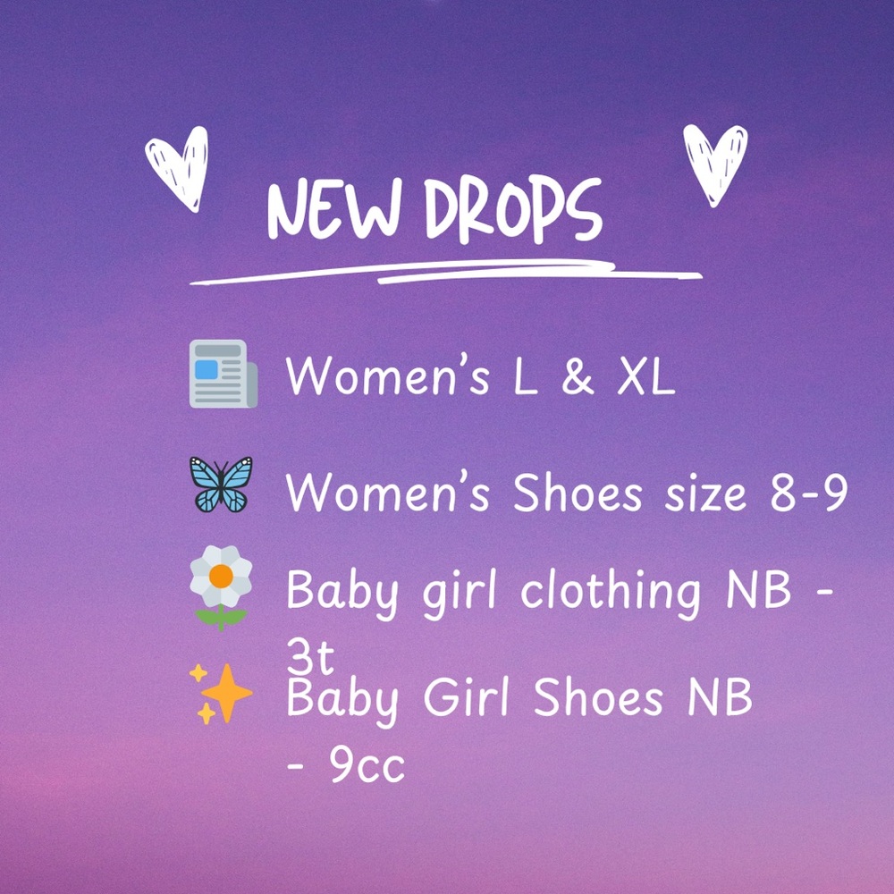Women's L & XL Clothing. Baby Girl Clothing Newborn - 3t size.